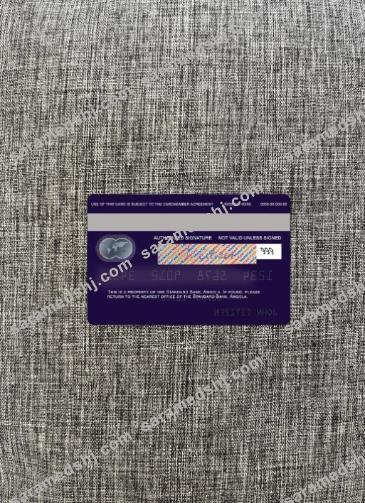 Angola Standard Bank mastercard photolook back